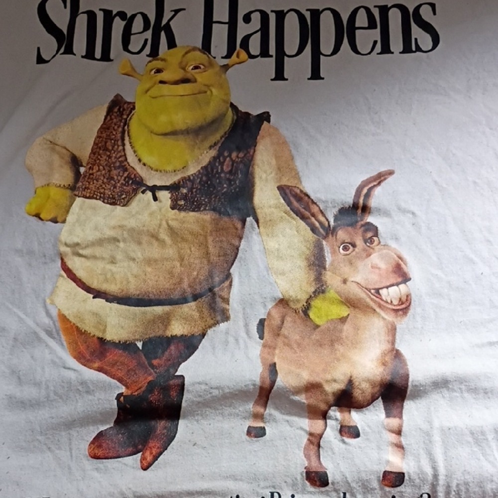 White Shrek Graphic Tee - Short Sleeve